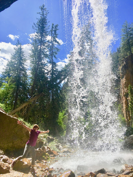 Hiking to Hanging Lake, we visited the source of t...