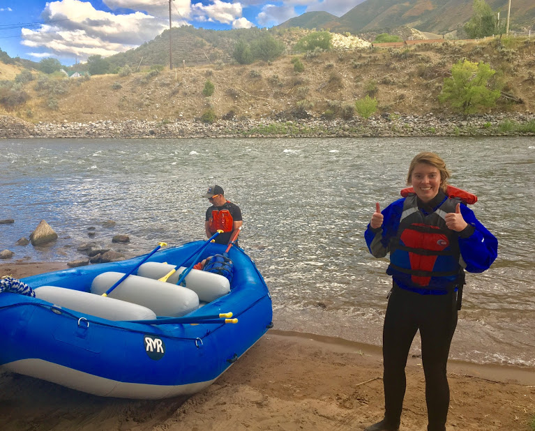 Rafting on the Colorado River...