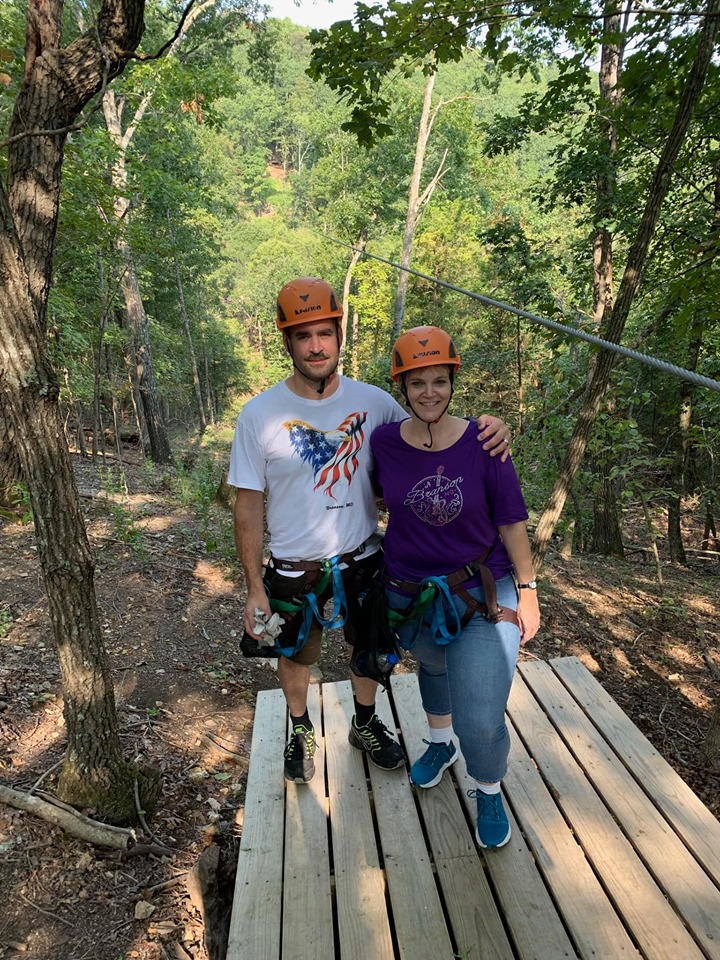 Zipline at Shephards of the Hills Adventure Park w...