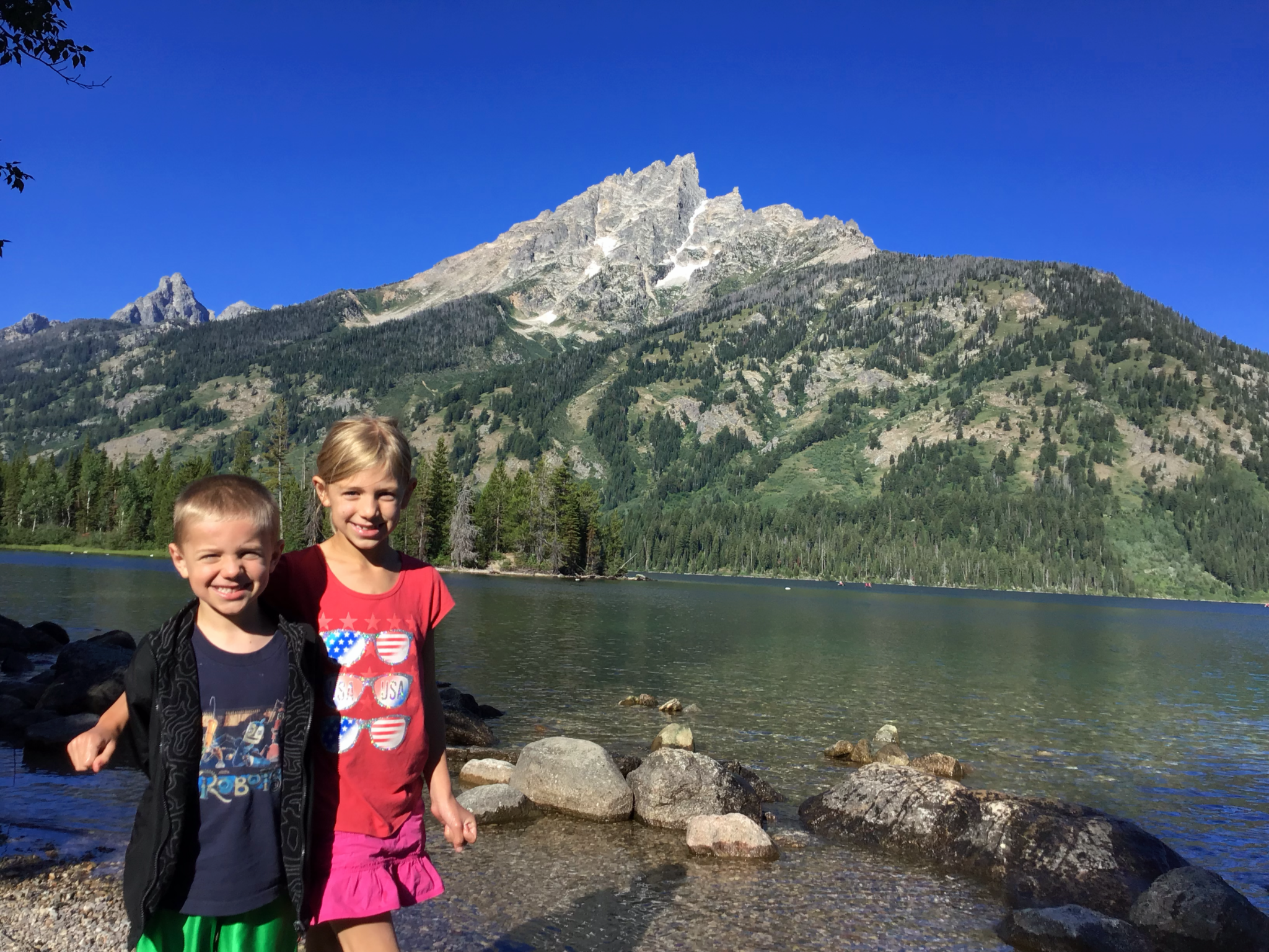 Enjoying a beautiful hike at Teton National Park! ...