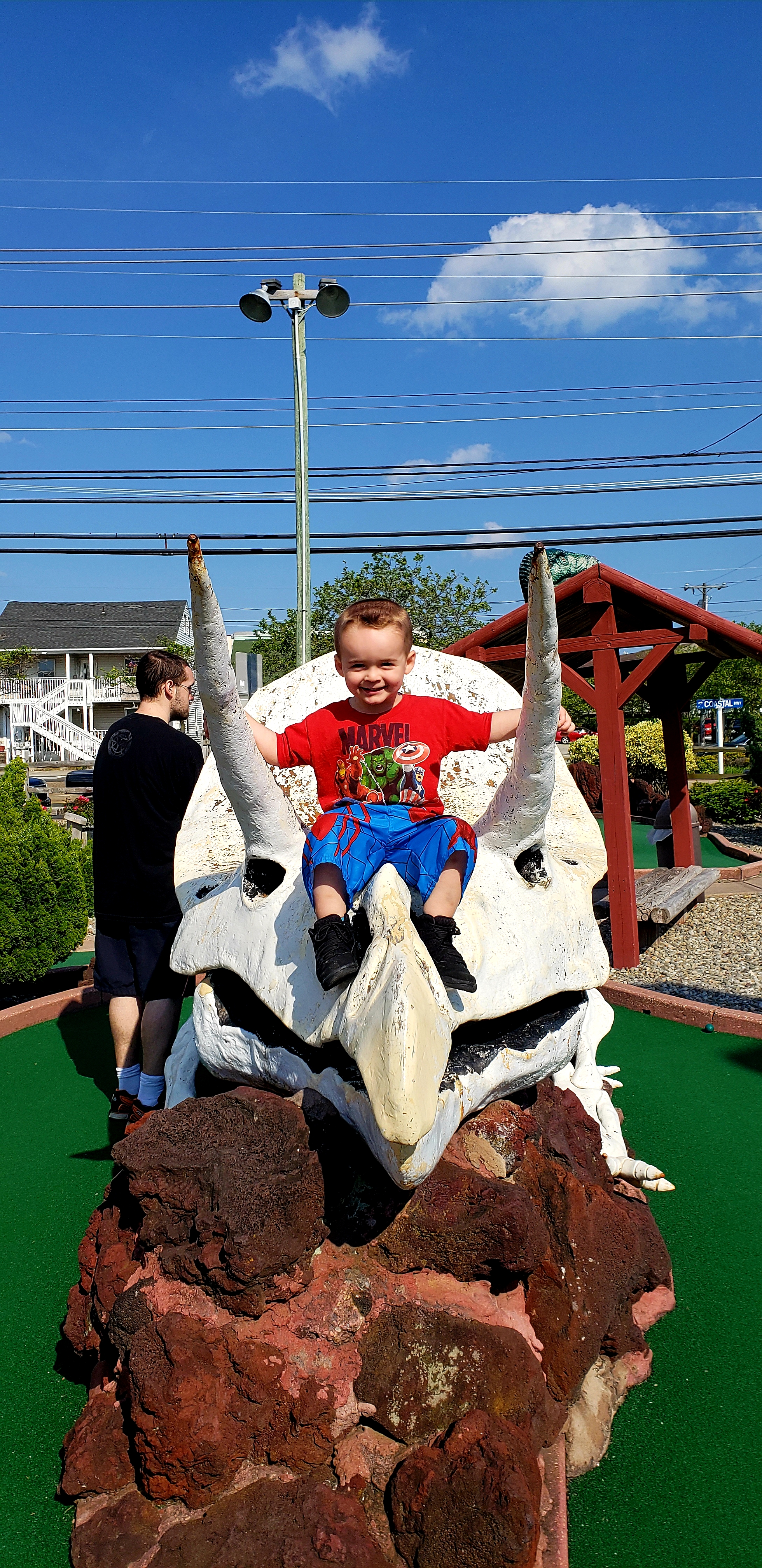 We went mini golfing down in Ocean City and this i...