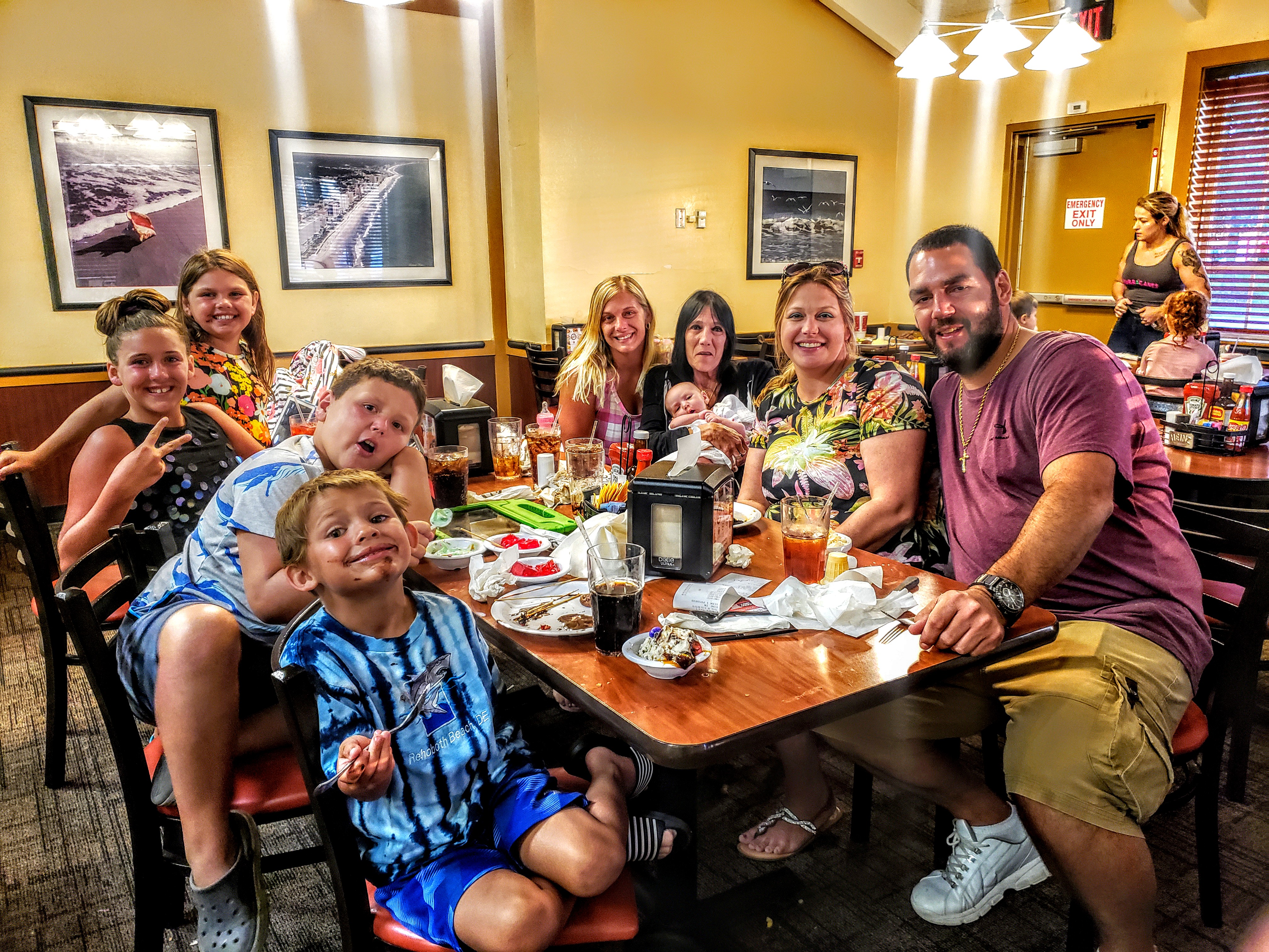 Family dinner at the golden corral!...