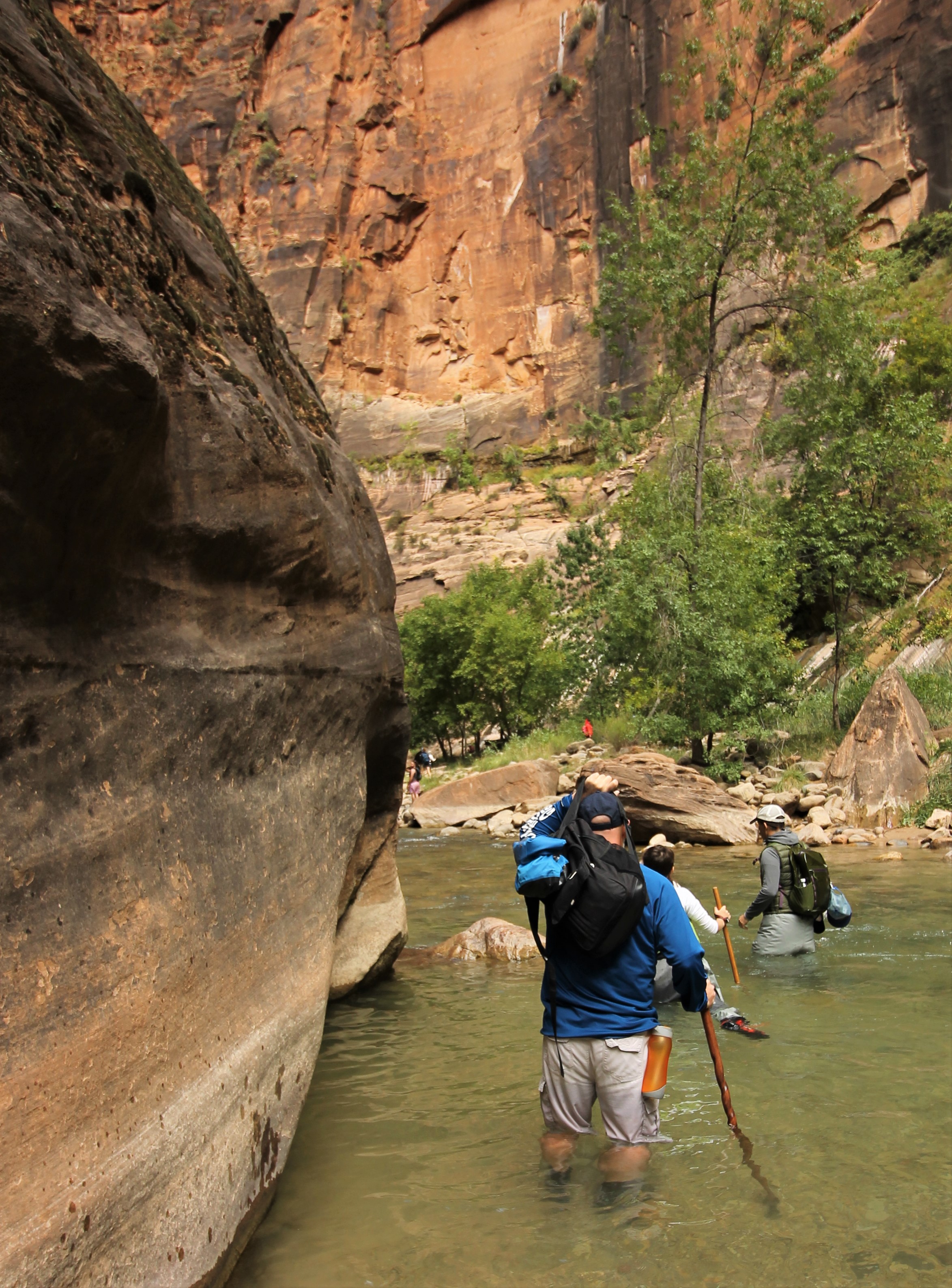 Starting the long and very wet hike through The Na...