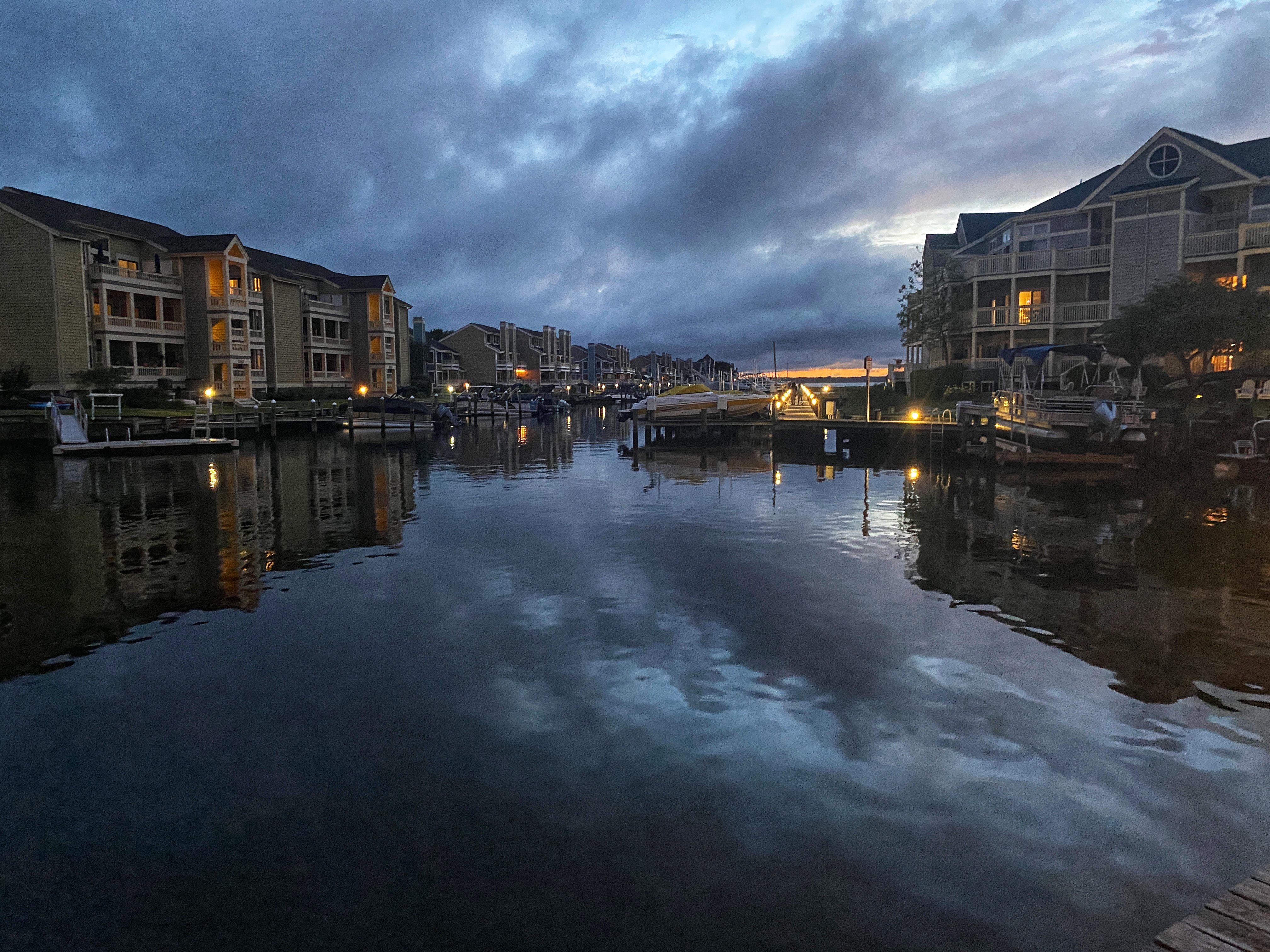 Nighttime at Hidden Harbour...