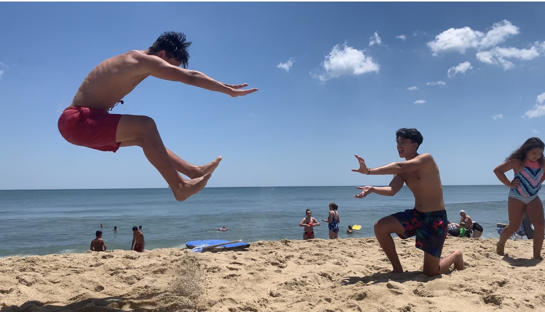 Super powers in the beach...