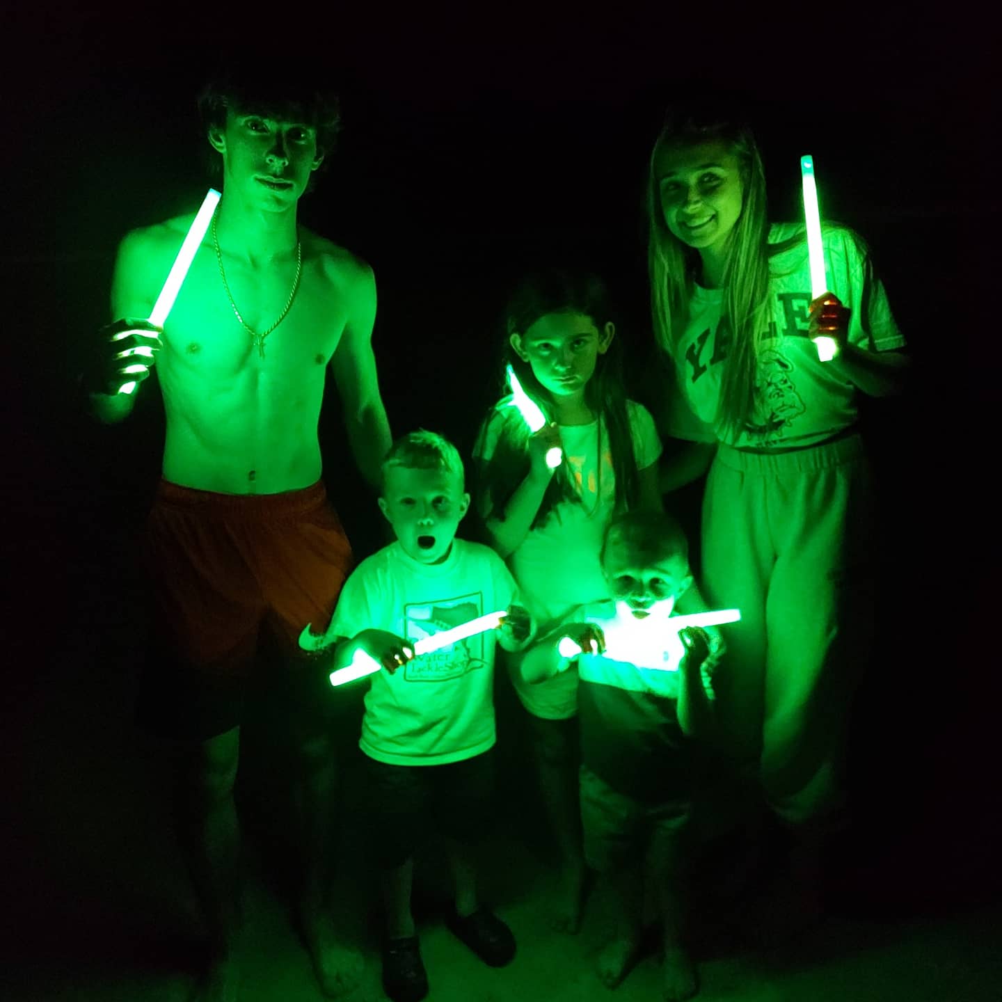 Glow stick party on the beach! Hilton Head...