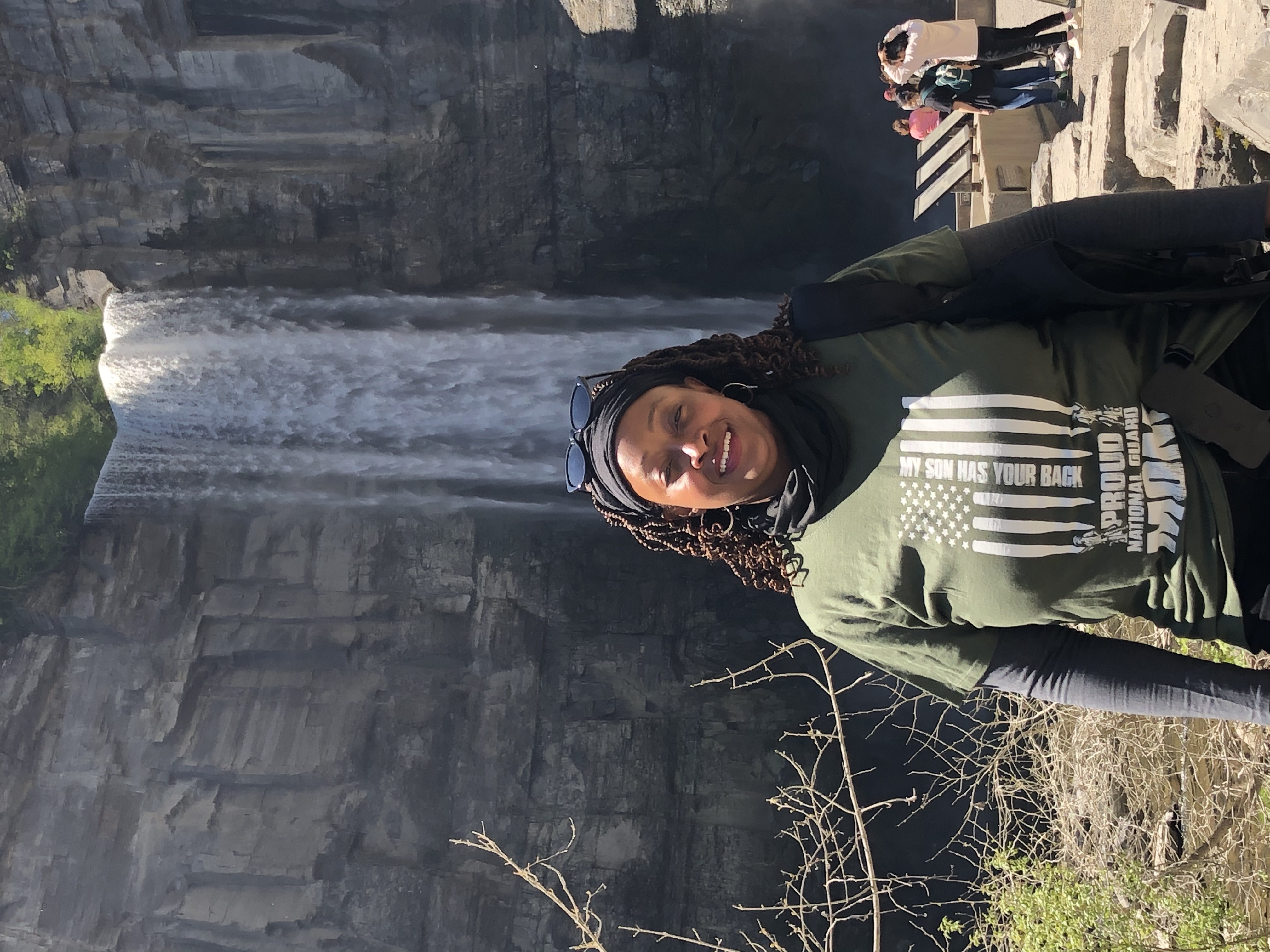 Taughannock Falls in Ithaca, NY. It was a nice sma...