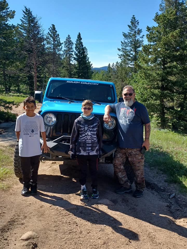 Riding the trails in Estes Park....