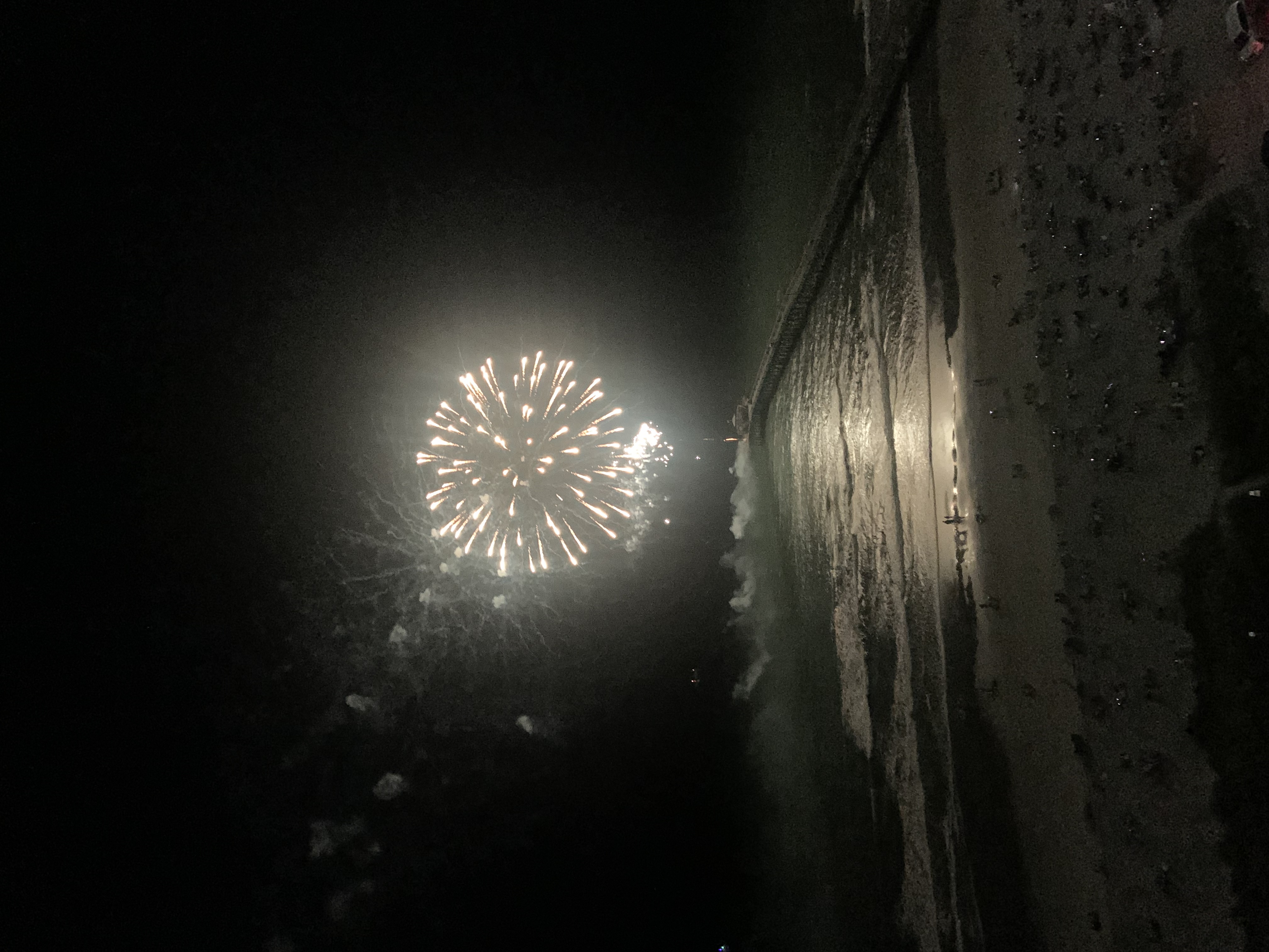 Fireworks on the 4th of July  Cherry Grove Pier...