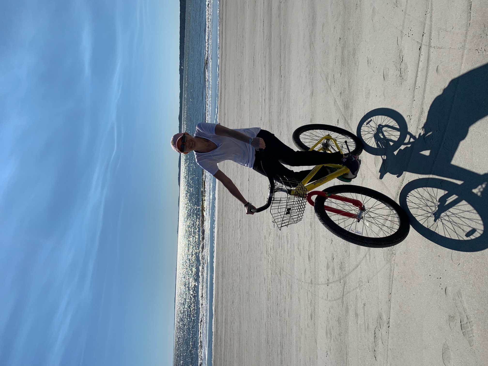 Great day for biking on the beach in Hilton Head I...