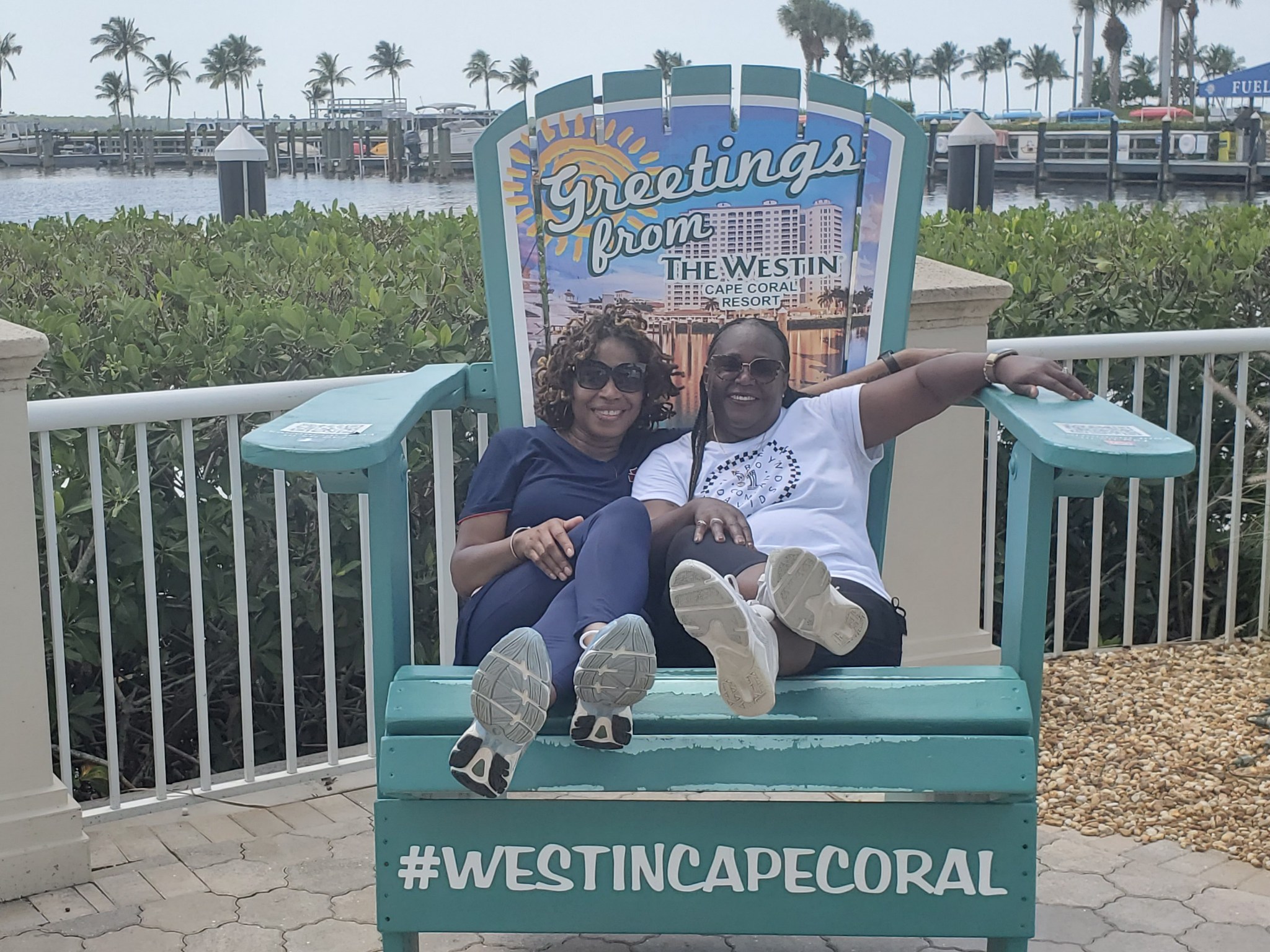 BFF enjoying the Westin Cape Coral!...