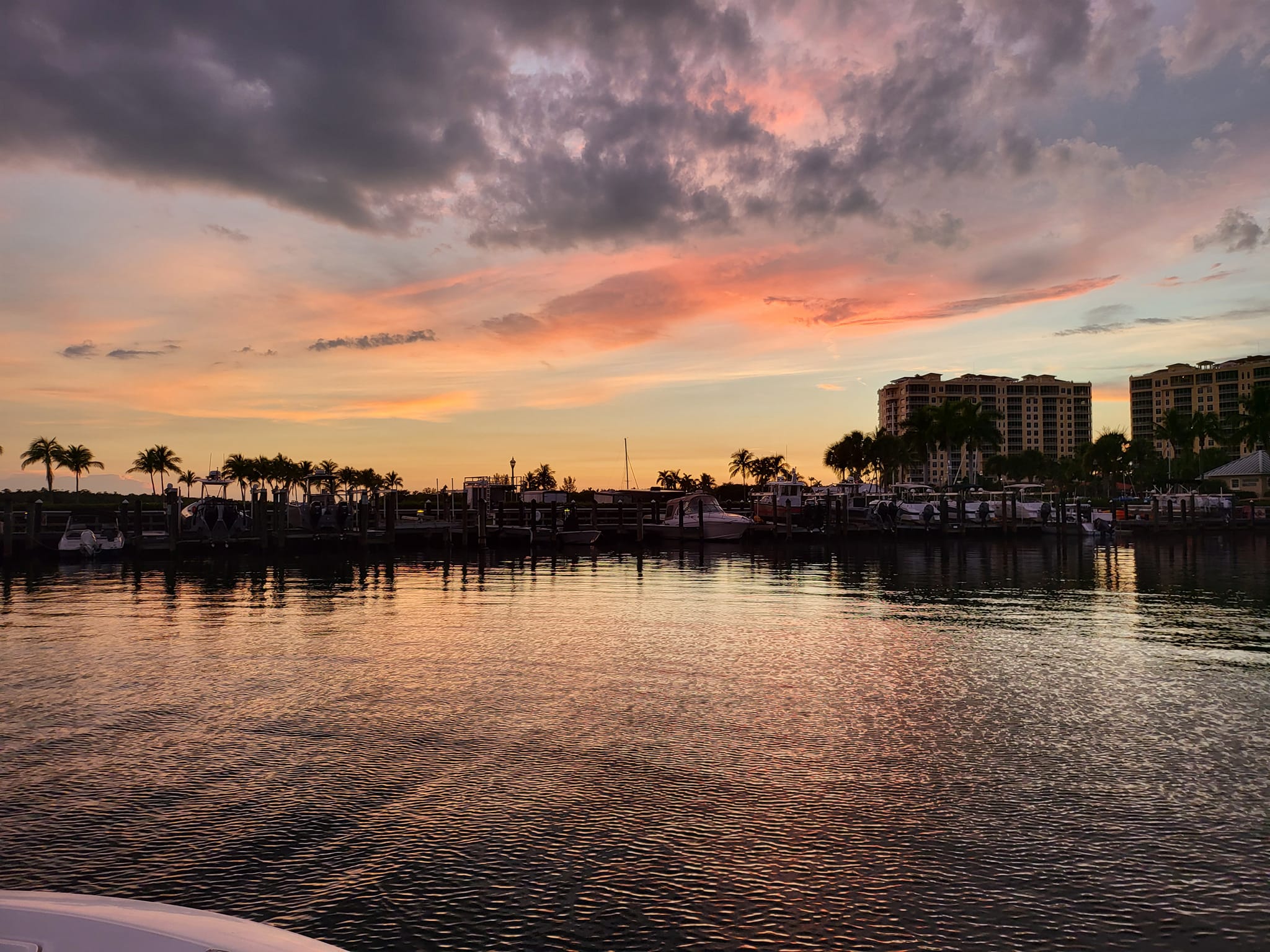 Sunset on our last night at Westin Cape Coral at M...