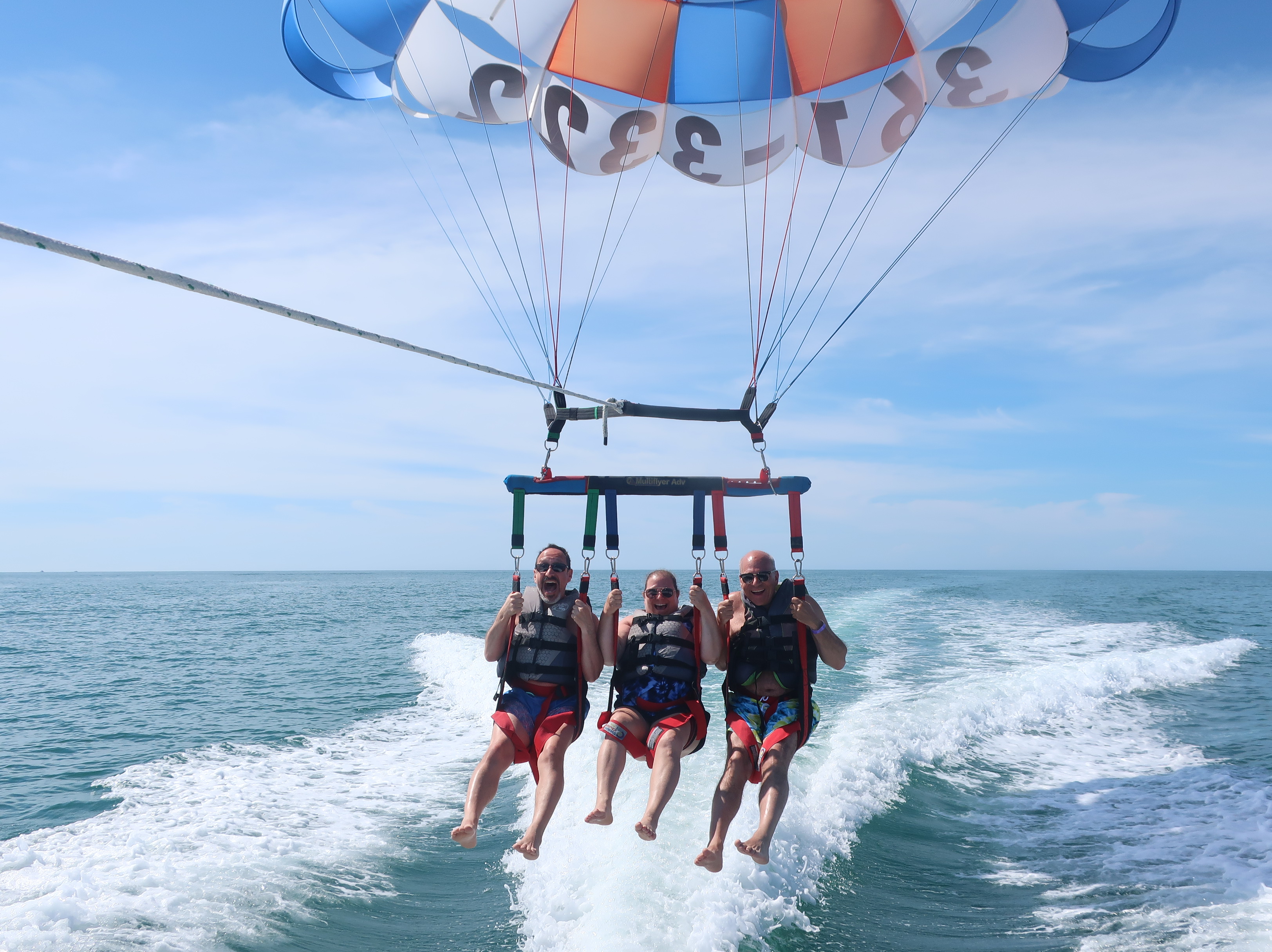 We went parasailing! OMG!! So much fun!...