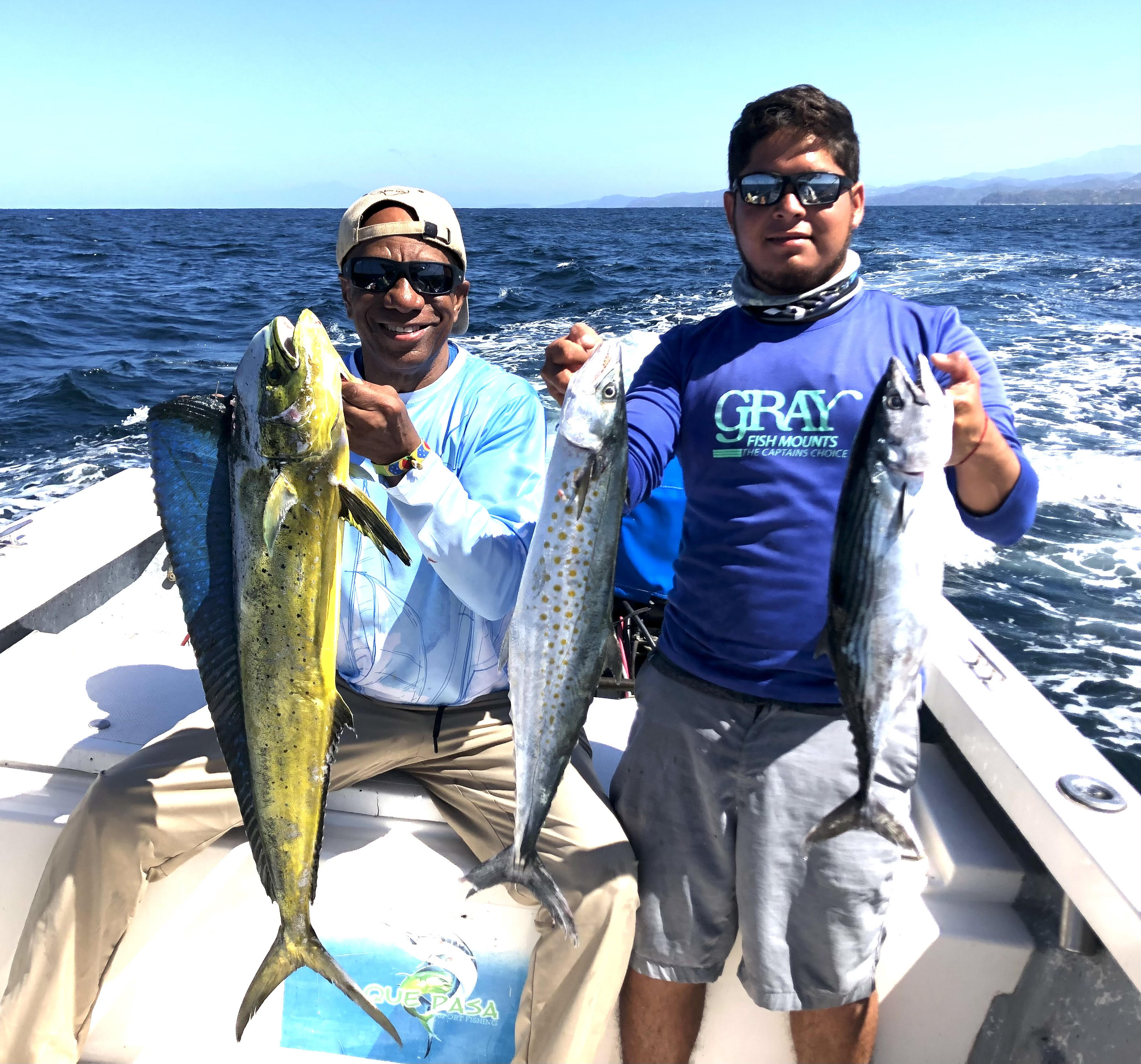 Some results of fishing charter while staying at M...