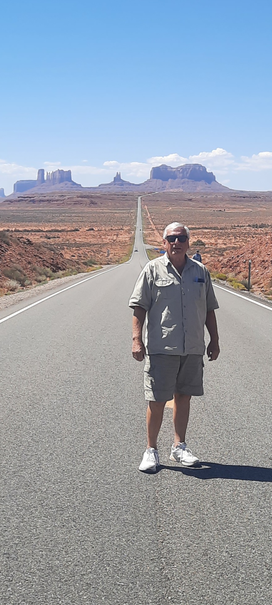 In Monument Valley for a Forrest Gump moment....