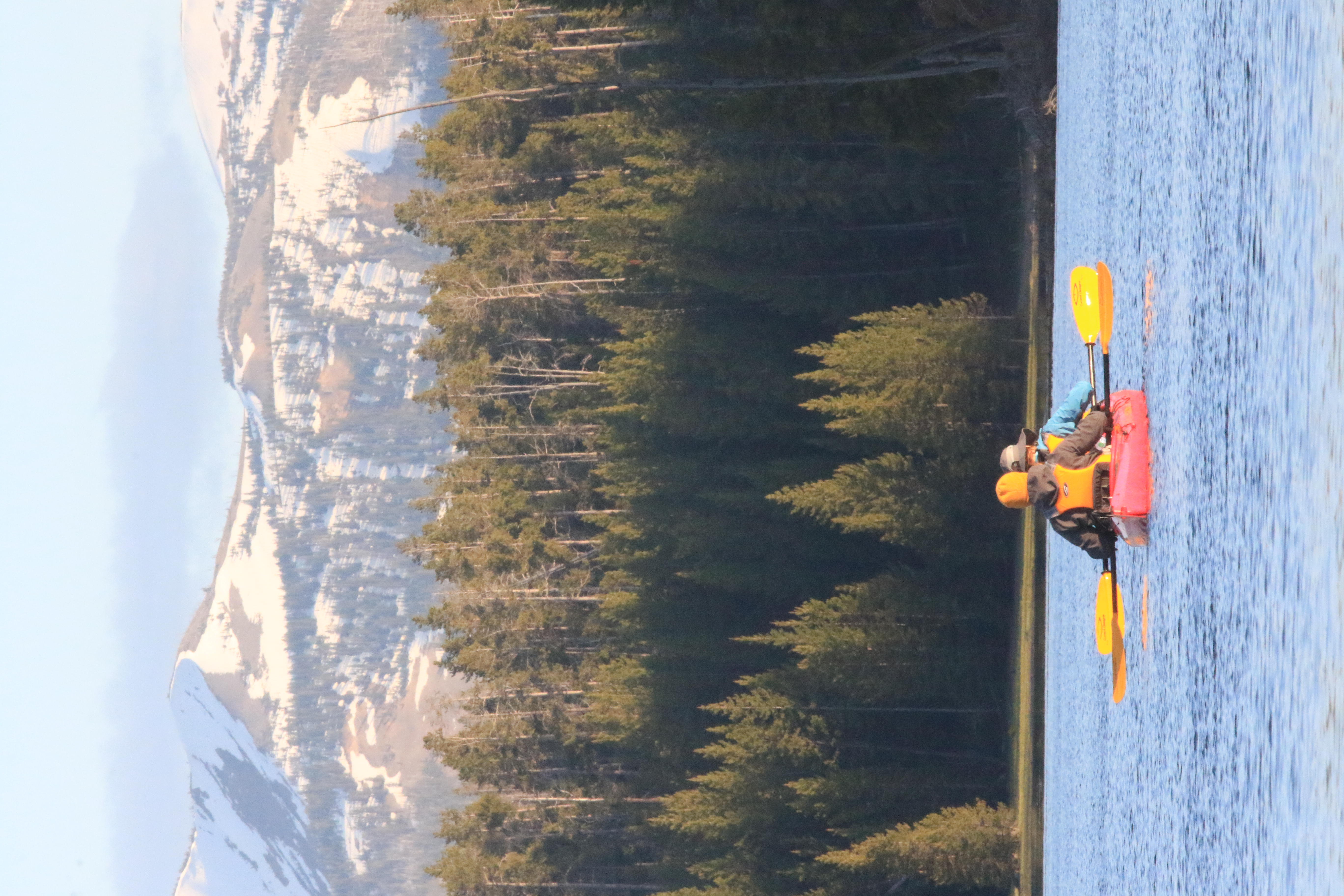 Majestic kayaking trip on Lake Yellowstone...