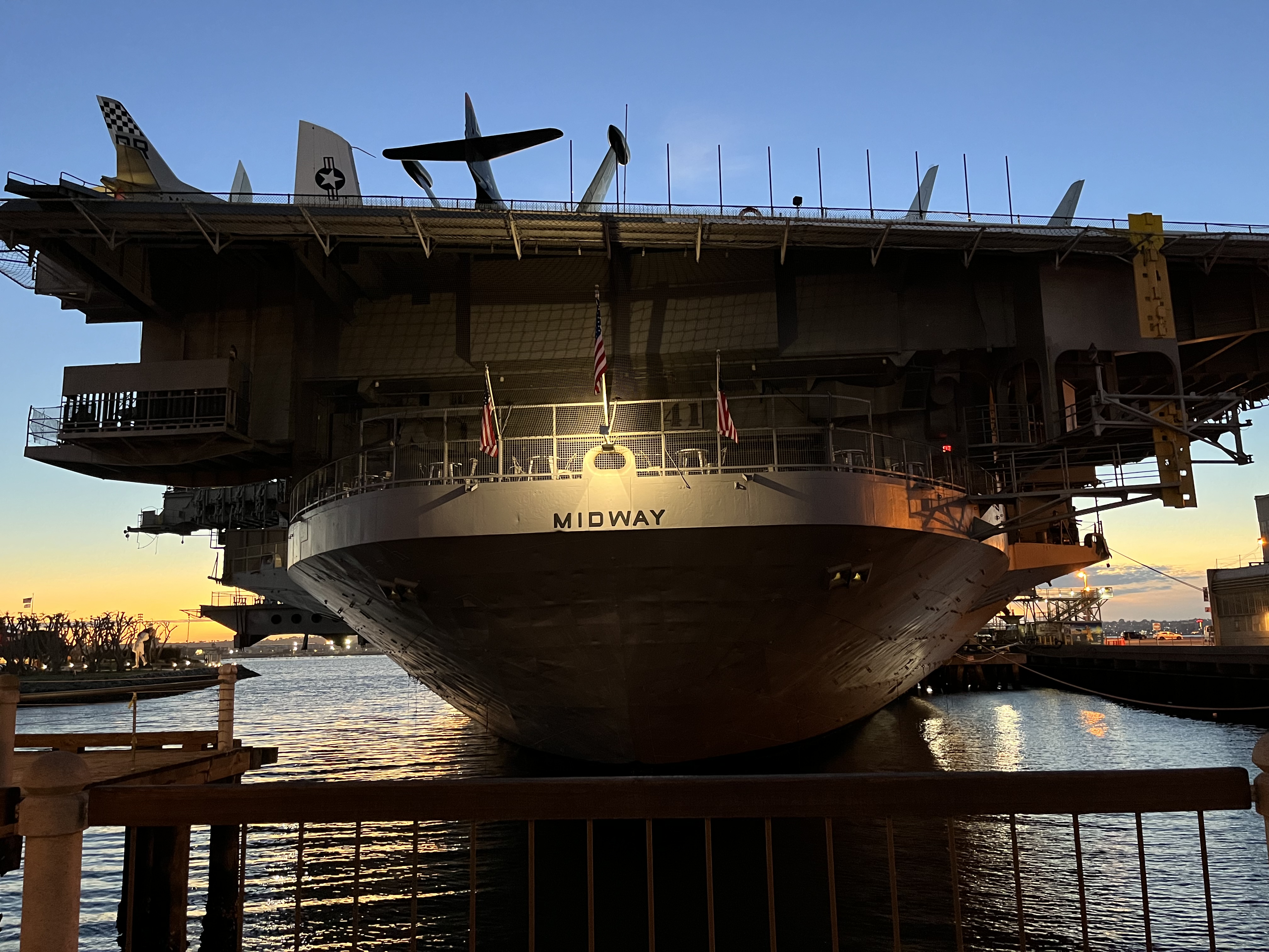 Midway aircraft carrier...