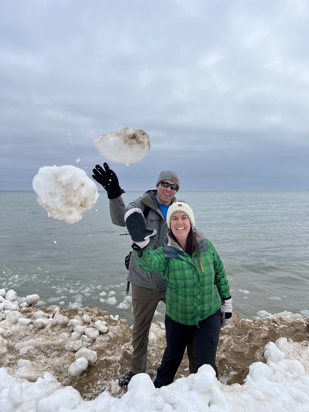 Lake Michigan is a perfect place to have a Snowbal...